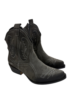 Texana gamuza gris vintage