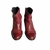 Bota Marsala Couro Cano Curto Salto Baixo Western
