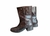 Bota Marrom Couro Cano Médio Salto Baixo - comprar online