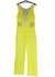 Macacão Alfaiataria Longo em Crepe Amarelo - comprar online