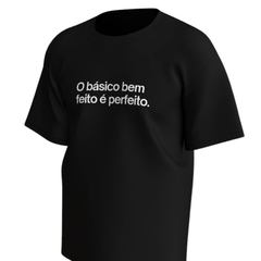 Camiseta Masculina Básico Bem Feito - Mente de Sucesso - Loja de roupas