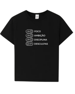 Camiseta Feminina Botões - Básica - comprar online