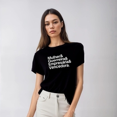 Camiseta Feminina "Mulher" - Básico na internet