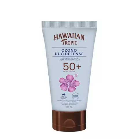 Hawaiian Tropic ozono duo defense loción protectora 50+ fps
