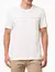 Camiseta masculina off white da Calvin Klein Jeans com logo em palito.