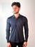 CAMISA ZIP OFF SLIM FIT MARINHO