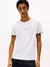 CAMISETA TOMMY HILFIGER LOGO TIPPED TEE BRANCO - comprar online