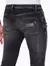 CALCA JEANS CALVIN KLEIN JEANS SKINNY RESPINGOS E RASGOS PRETO - loja online