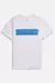 CAMISETA RESERVA ESTAMPADA LISTRA AQUARELA BRANCO - loja online