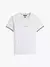 CAMISETA TOMMY HILFIGER LOGO TIPPED TEE BRANCO - comprar online