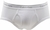 KIT 3 CUECAS CALVIN KLEIN BRIEF DE COTTON RIB BRANCO - USE RICO