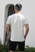 CAMISETA BASICA RESERVA SIMPLES GOLA V OFF WHITE - loja online