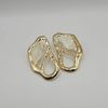 Brinco Folheado a Ouro 18k com ceramica - comprar online