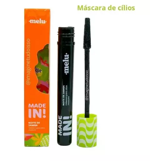 MÁSCARA PARA CILIOS NOITE DE SAMBA MADE IN (MELU) - RUBY ROSE