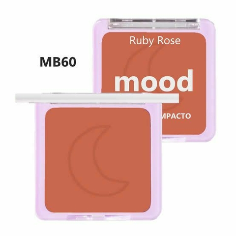 BLUSH COMPACTO MOOD RUBY ROSE Cores:MB60