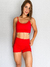 Short com Bolso Vermelho na internet
