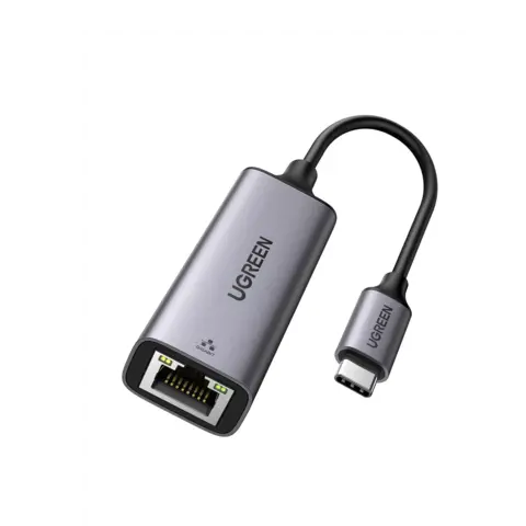 Adaptador de Red USB-C 3.1 (5 Gbps) a RJ45 | Thunderbolt 3 | Admite 10/100/1000 Mbps | Chip Inteligente | Amplia Compatibilidad | Caja de Aluminio | L