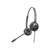 Diadema binaudal (duo) con tecnología antishock para teléfonos IP FANVIL y Polycom con micrófono de cancelación de ruido, larga durabilidad