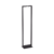 Rack de Dos Postes Estándar de 19 in, Rieles Numerados y Roscados #12-24, Fabricado en Aluminio, 45 Unidades de Rack, Color Negro
