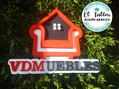 Banner de la categoría Logo con forma de 65x45 cm.