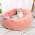 Cama para cães de estimação, confortável, donut, redonda, ninho para gatos,