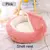 Cama para cães de estimação, confortável, donut, redonda, ninho para gatos, - Yuumi Shop