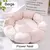 Cama para cães de estimação, confortável, donut, redonda, ninho para gatos, - comprar online