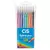 Kit com 8 Canetas Esferográficas Cis Spiro Glow