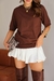 T-shirts Maya basic marrom - comprar online