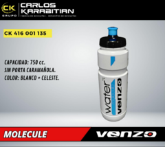 Caramañola Venzo Molecule Blanca 750cc - Beltrán Bicycles