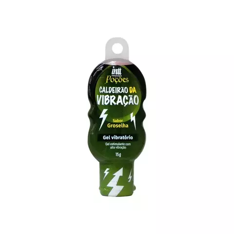 CALDEIRÃO DA VIBRAÇÃO Gel Vibratório Estimulante com Aroma de Groselha 15g INTT