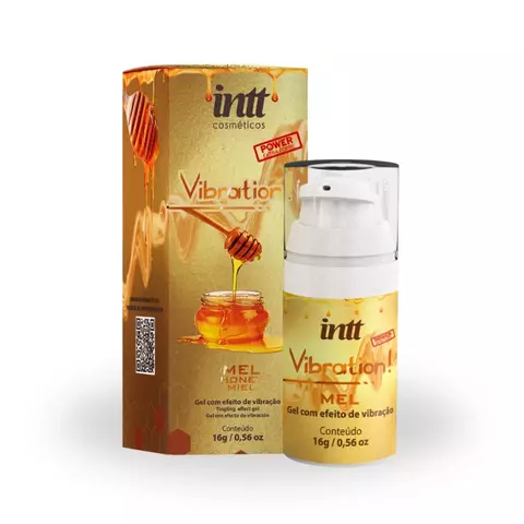 VIBRATION! Gel Excitante com Efeito Vibração Sabor Mel – 17g Intt
