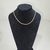 Cordão Baiano Fino 35 cm Folheado a Ouro 18k
