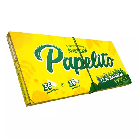 Seda Papelito Tradicional com Piteira + Bandeja