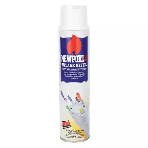 Gás NewPort para Isqueiros Recarregáveis - 300ml