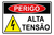 Placa De Sinalização Ps 30x20 - Perigo Alta Tensão - comprar online