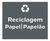 Placa De Sinalização Ps 30x20 - Reciclagem Papel Papelão - comprar online