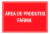 Placa De Sinalização Ps 30x20 - Área De Produtos Farma - comprar online