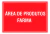 Placa De Sinalização Ps 30x20 - Área De Produtos Farma
