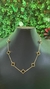 Corrente Trevo Preto - 60cm - Banhado a Ouro 18K na internet