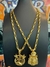 Corrente Elo Duplo + Pingente - 70cm - Banhado a Ouro 18K - Wes Joias - Joias Personalizadas