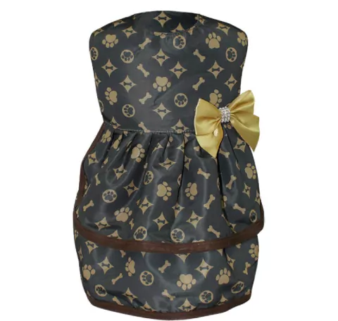 VESTIDO PATA CHARME MARROM - M - comprar online