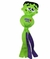 Pelucia KONG Wubba Balistic, Grande Cor Verde Desenho Frankenstein - comprar online