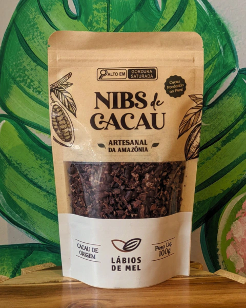 Nibs de Cacau 100g Lábios de Mel