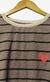 BUZO CORAZON, CUELLO DE LUREX-CHOCOLATE