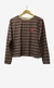 BUZO CORAZON, CUELLO DE LUREX-CHOCOLATE - comprar online