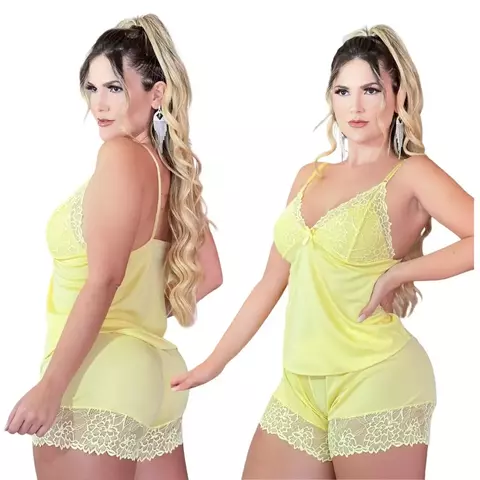 Kit com 2 Baby Doll Feminino sexy /short doll Pijama