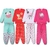 Imagem do Kit 4 Peças Pijama Infantil Menina Manga Comprida Tamanho 1 ao 10