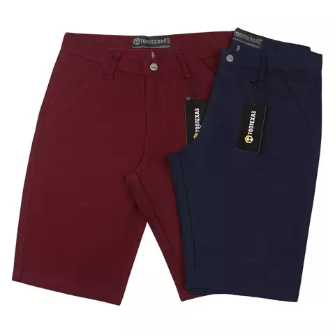 Bermuda Social Brim lisa Masculina Sarja