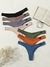 Imagen de Shein Underwear&Sleepwear Basics 7packs Letter Patch Detail No Show Sexy Thongs